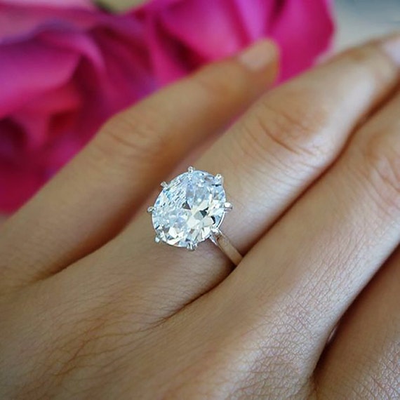 Oval Diamond Solitaire Engagement Ring Carat Oval Diamond Solitaire Engagement Ring Carat