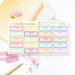 S0051 | Work Shift Planner Stickers | Perfect for the Erin Condren, Plum Paper, Happy, Mambi, Kikki or Filofax!!!