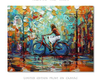 Abstract bicycle art | Etsy