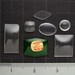 Lot of 7 Vintage Glass Watch Crystals Watch Face Glass in Rectangle, Square, Oval, beveled, and Fancy Shapes Steampunk Supplies 03348