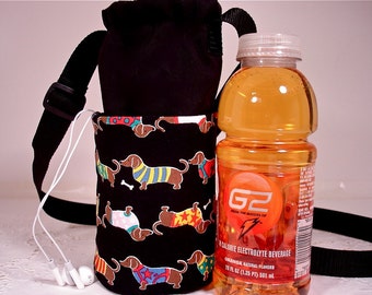 Dachshund Insulated Water Bottle Carrier, Small