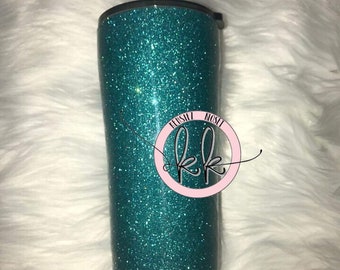 Teal Glitter Yeti