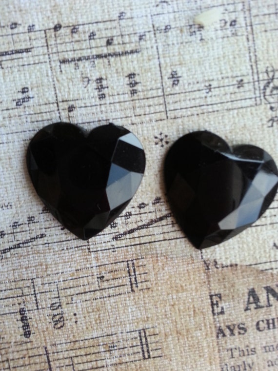 Girly Plugs Wedding Gauges Black Heart Gauges