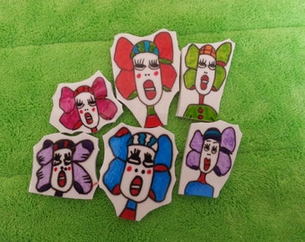 Mosaic Tiles ONEOF KIND Fun GALS Mosaic Tile
