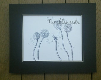 Dandelion Original 11x14 Wall Art