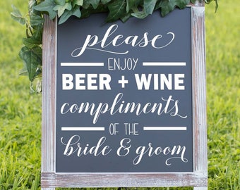Open Bar Sign - Wedding Bar Sign - Wedding Sign - Open Bar - Wedding Signage - Bar Sign - Wedding Open Bar - Wedding Decor - Wedding Signs