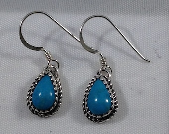 Sleeping Beauty Turquoise Earrings