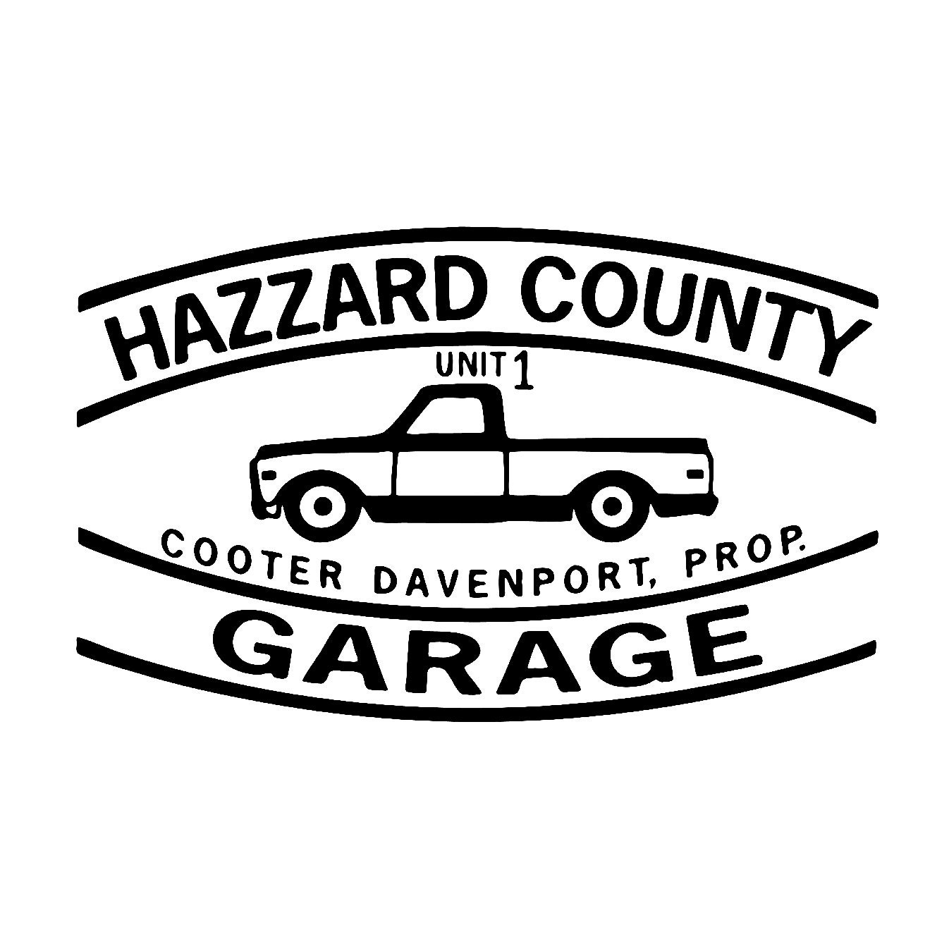 dukes of hazzard decal sticker hazzard