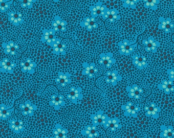 CAMEO - Forget Me Not in Midnight (PWAB097) - Amy Butler - Westminster Fabric - By the Yard