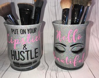 Make Up brush Holder/Makeup/Make up Brush cup/Glitter