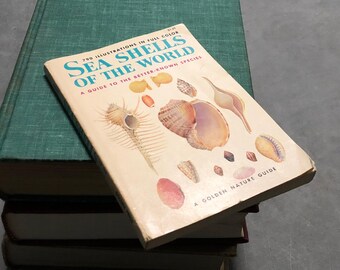 Seashell Book 1962 Vintage Sea Shells of the World A Golden Nature Guide