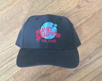 Vintage 90s Planet Hollywood Milano Snapback Hat