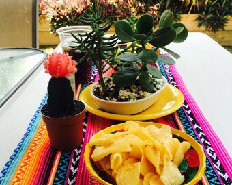 MEXICAN TABLE RUNNER / cinco de mayo / mexican decor / gift women / mexican fabric / fiesta decorations / table centrepiece / decorations