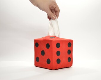 Red or blue black polka dots nut Holder