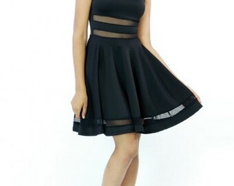 Fit and flare skater dress