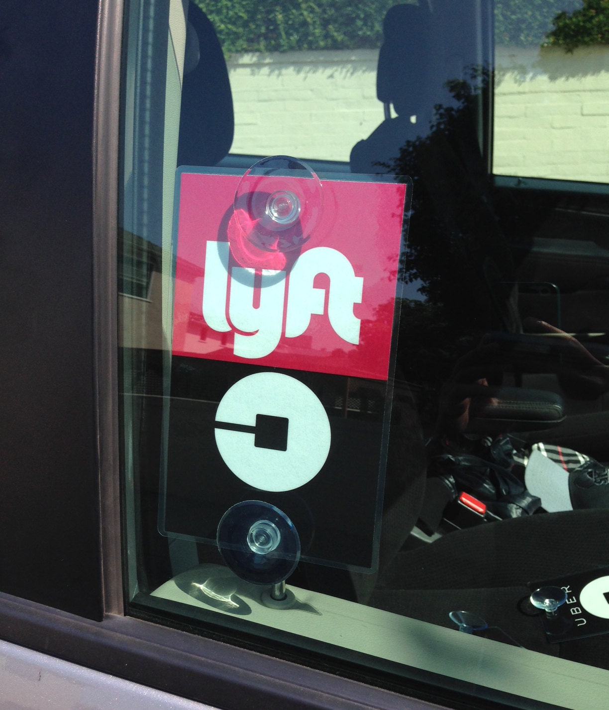 Uber Lyft Sign Printable Window