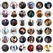 48 One Inch Round Images - Doctor Who - David Tennant - The 10th Doctor // For Bottlecap Jewelry, Scrap Booking, and Other Crafts