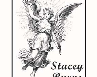 Angel Ex Libris Bookplate Rubber Stamp E24