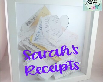 Receipt Holder/Receipt Keeper/Receipt Box/Receipt Organizer/Book Keeping/Receipt Storage/Business Receipts/Receipt Organiser