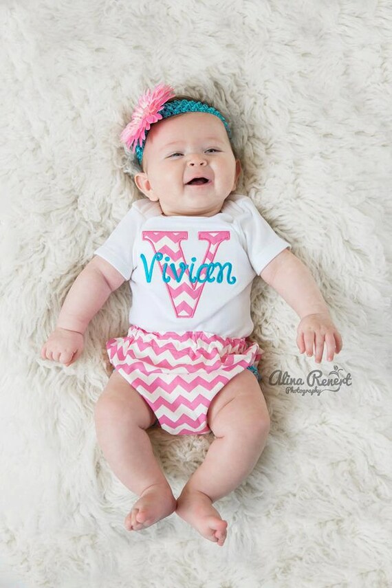 Baby Girl Clothes Newborn Girl Take Home Outfit Chevron Baby