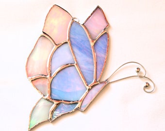 Stained Glass Butterfly Suncatcher
