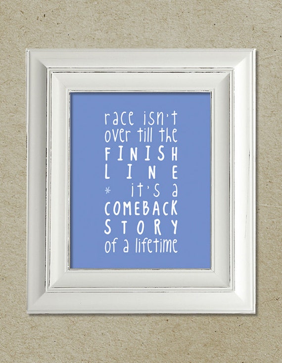 kings of leon art print / comeback story lyrics / unframed