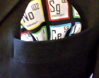 Periodic Table Pocket Square
