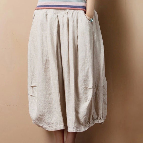 Items similar to Womens Clothing Womens Skirt Casual Skirt Pleated ...