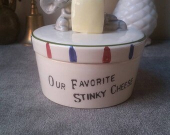Holt Howard Stinky Cheese Container