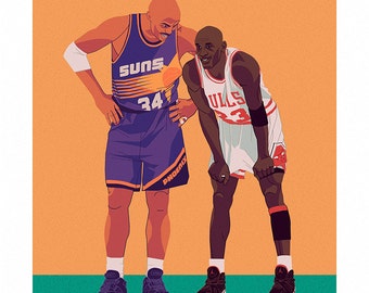 Charles Barkley & Michael Jordan