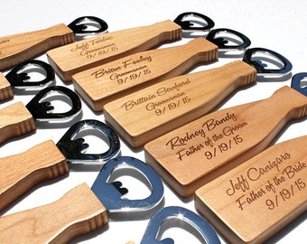 Wooden Beer Bottle Opener,Personalized Bottle Opener,Engraved Bottle Opener, Best Man Gift, Groomsman Gift,Fathers Day Gift,WHK187