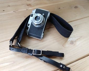 Waxed Canvas and Horween Chromexcel Leather Camera Strap