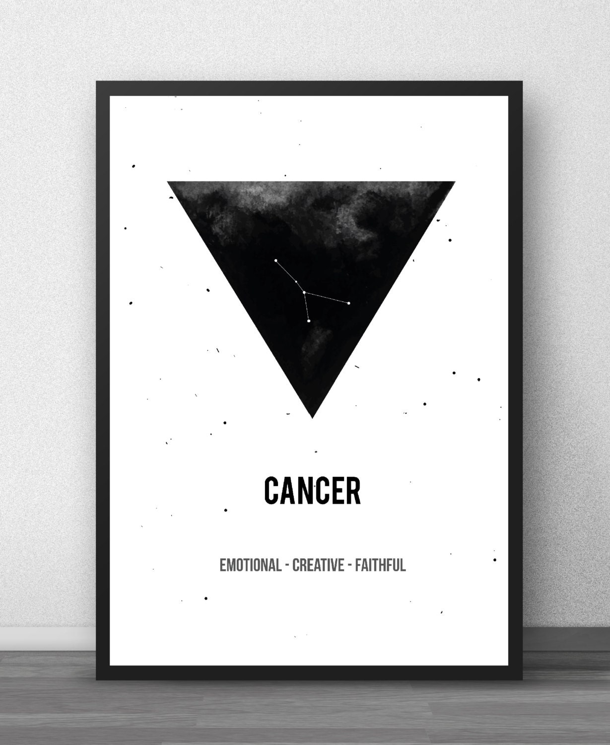 Printable artwork Cancer Zodiac Print Zodiac Sign Cancer