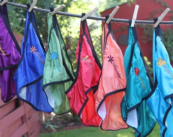 A Days of the Week String Bikini - Set of 7 panties