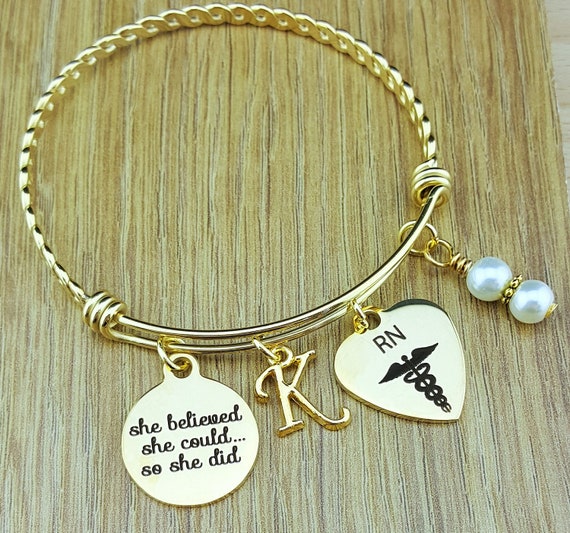 Gold RN Graduation Gift Nurse Graduation Gift Graduation Gift for Nurse College Graduation Graduation Gift for Her Senior 2017 Senior Gifts