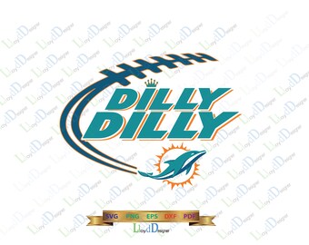 Miami dolphins svg | Etsy