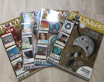 set of 4 books polymer & CO