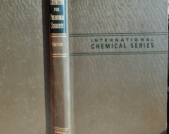 Physical Chemistry For Premedical Students by John Page Amsden 1946 1st Edition Hardbound Book, publisher McGraw-Hill, 300 pages,collectible