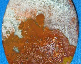 Red Crazy Lace Agate Cabochon (726-P)