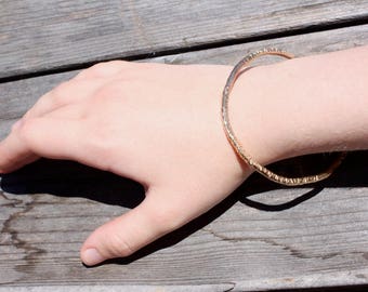 Brass Bracelet / Bangle Bracelet / Women’s Jewelry / Stacking Bangle Bracelet