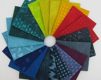 Indah Batiks Rainbow 9th Generation Fat Quarter Bundle - 20 Fat Quarters - 5 yards