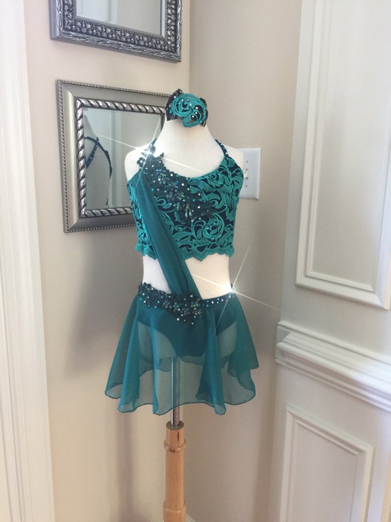 2 Piece Custom Lyrical Dance CostumeJazz or Contemporary
