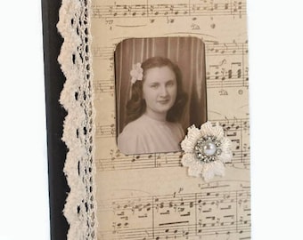 Journal, Mini Journal, Vintage Style, Lined Journal, Small Journal, Personal Diary, Dream, Meditation, Food, Exercise, Writing Journal