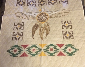 This is a Dream Catcher Lap quilt
