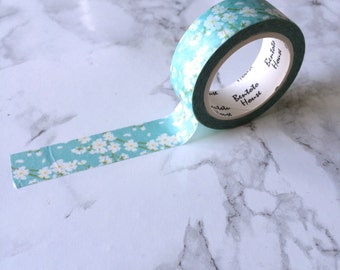 Floral Daisy Washi Tape // Decorative Paper Masking Drafter Planner Scrapbooking Tape