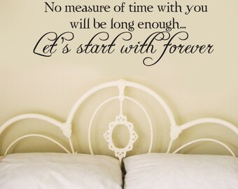 Edward's Toast to Bella Twilight Breaking Dawn saying Decor Vinyl Wall Decal Graphic