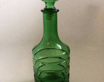 Mid Century Glass Drinks Decanter c1960's-70's