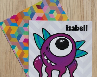 Replacement Card "Isabell" — Oh Those Monsters: Memory Game