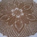 RESERVED LISTING: crocheted doily. centerpiece decor. Round lace. white