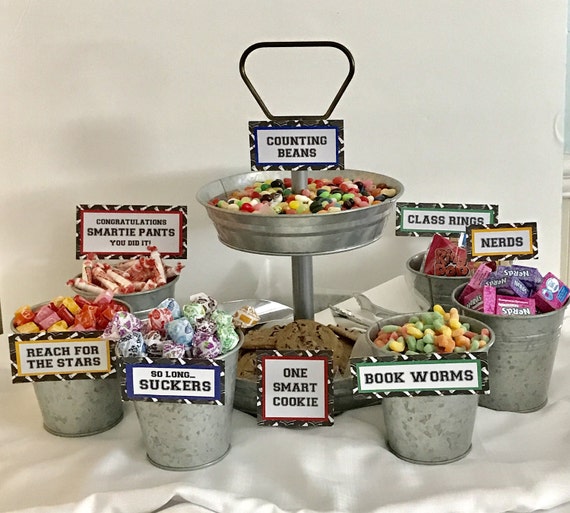 Graduation Candy Signs set of 9 Candy Bar Sign Candy Sign